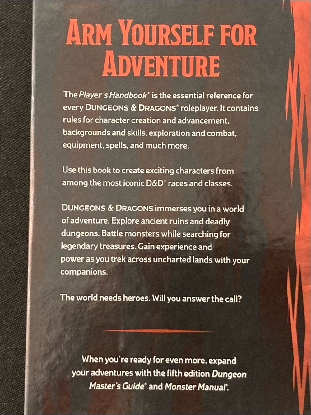 ⭐️🖤 Dungeons & Dragons Player’s Handbook Hardcover 5th Edition 10th Printing - Picture 4 of 11